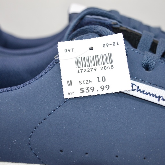 Champion Rally Court Men Blue Running Sneakers 10 - Picture 8 of 8